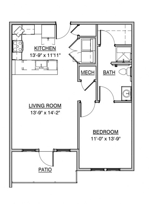 a floor plan of a house